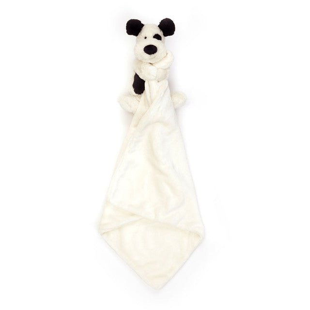 Jellycat Bashful Black and Cream Puppy Soother - Princess and the Pea Boutique