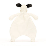 Jellycat Bashful Black & Cream Puppy Comforter - Princess and the Pea