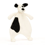 Jellycat Bashful Black & Cream Puppy Comforter - Princess and the Pea