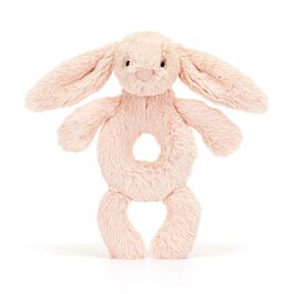 Jellycat Bashful Blush Bunny Ring Rattle - Princess and the Pea