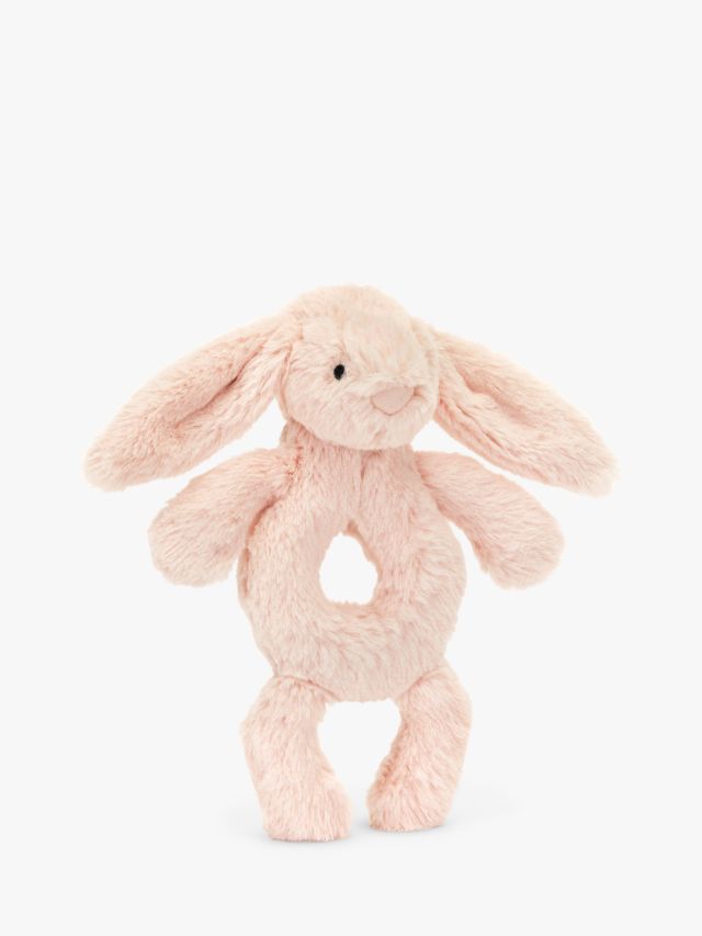 Jellycat Bashful Blush Bunny Ring Rattle - Princess and the Pea