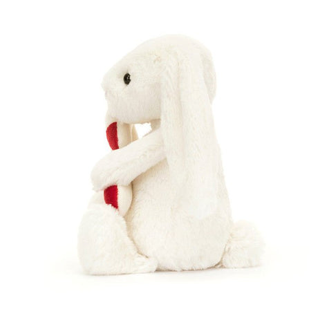 Jellycat Bashful Bunny with Candy Cane - Princess and the Pea Boutique