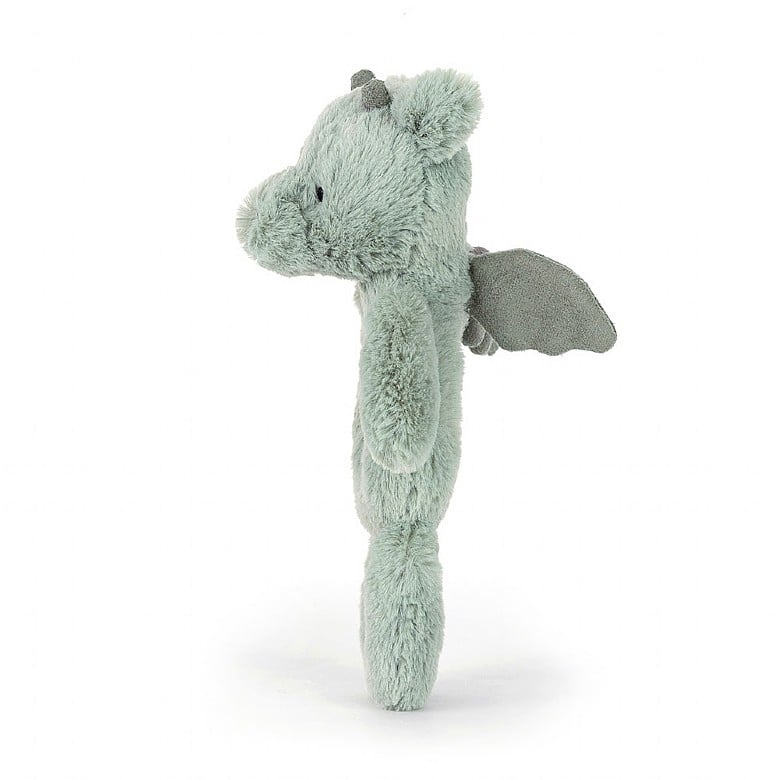 Jellycat Bashful Dragon Ring Rattle - Princess and the Pea