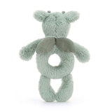 Jellycat Bashful Dragon Ring Rattle - Princess and the Pea