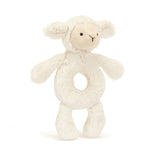 Jellycat Bashful Lamb Ring Rattle - Princess and the Pea