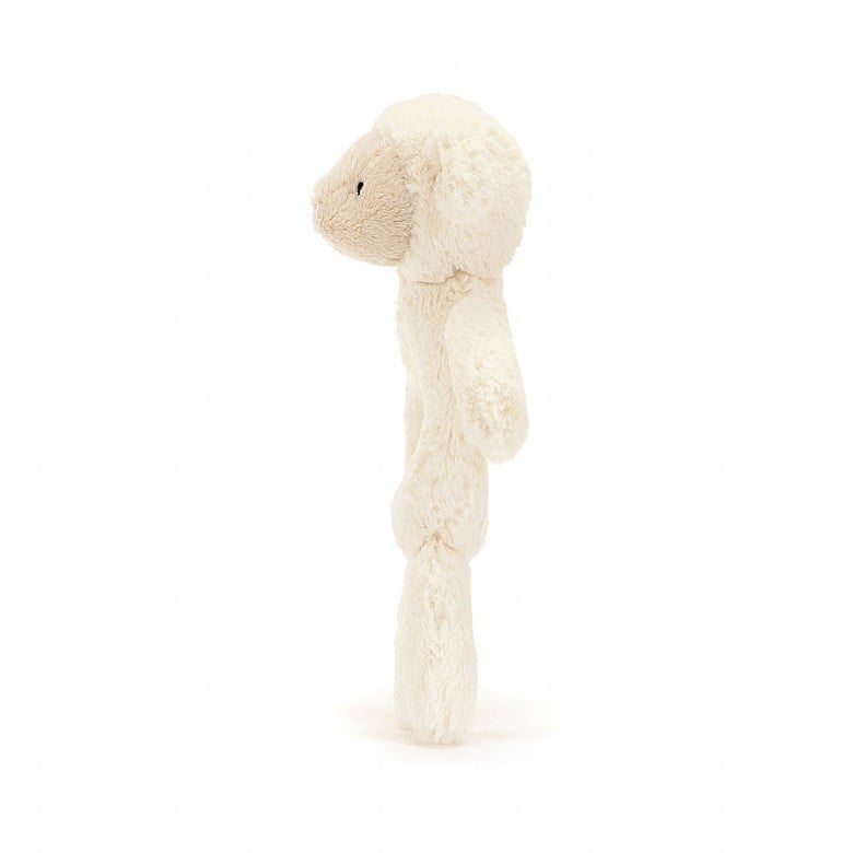 Jellycat Bashful Lamb Ring Rattle - Princess and the Pea