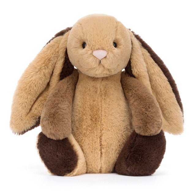 Jellycat Bashful Patchwork Brown Bunny - Princess and the Pea Boutique
