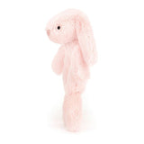 Jellycat Bashful Pink Bunny Ring Rattle - Princess and the Pea