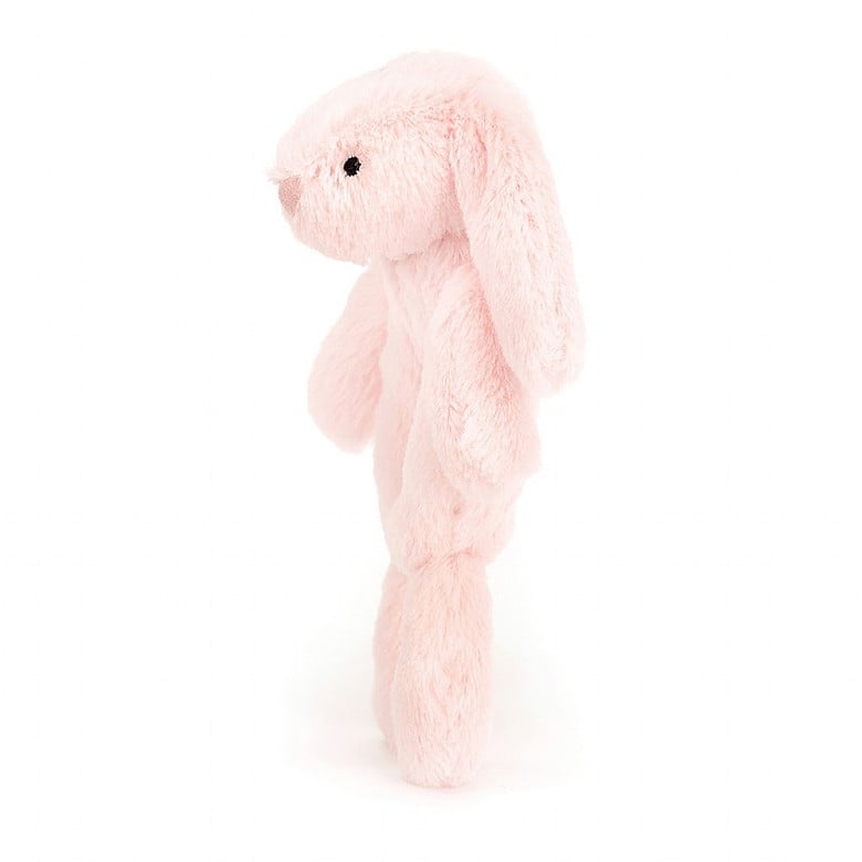 Jellycat Bashful Pink Bunny Ring Rattle - Princess and the Pea