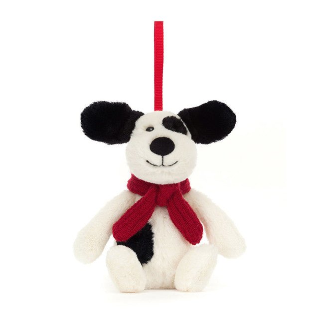 Jellycat Bashful Puppy Ornament - Princess and the Pea Boutique