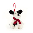 Jellycat Bashful Puppy Ornament - Princess and the Pea Boutique