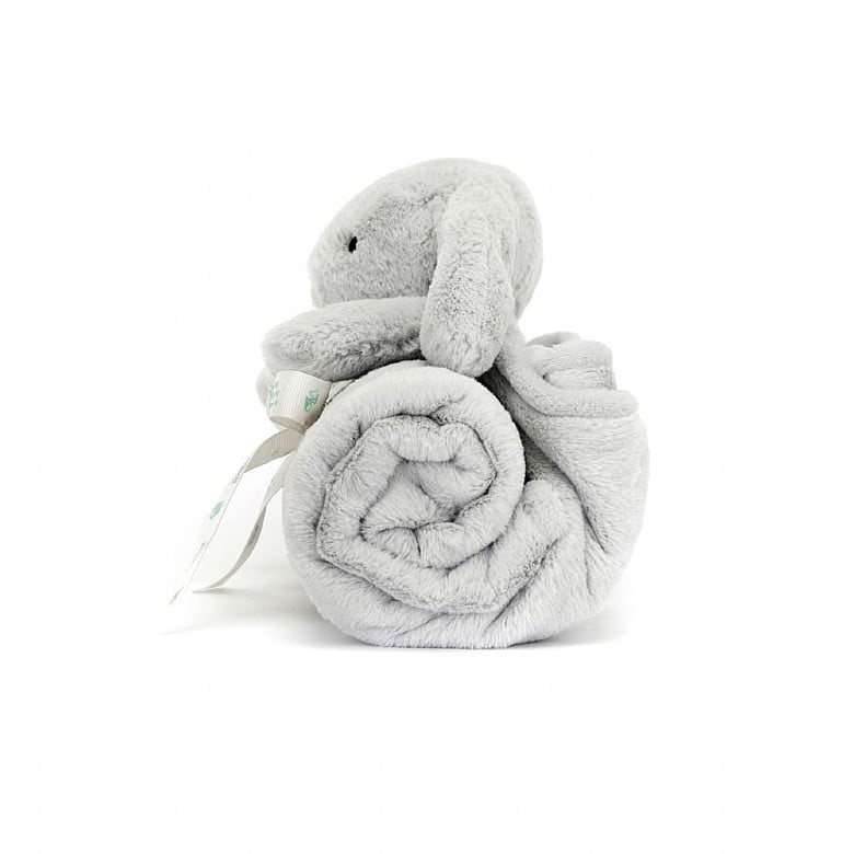 Jellycat Bashful Silver Bunny Blankie - Princess and the Pea