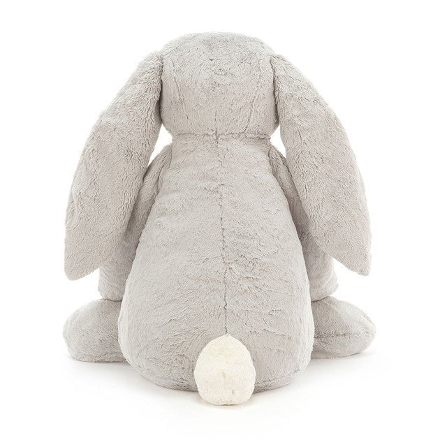 Jellycat Bashful Silver Bunny Giant (Really Really Big) - Princess and the Pea Boutique