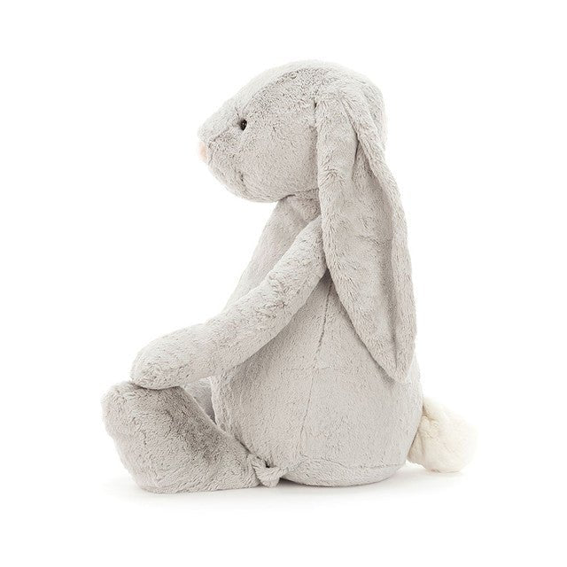 Jellycat Bashful Silver Bunny Giant (Really Really Big) - Princess and the Pea Boutique