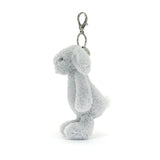 Jellycat Bashful Silver (Grey) Bunny Bag Charm - Princess and the Pea Boutique