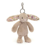 Jellycat Blossom Beige Bunny Petal Bag Charm - Princess and the Pea Boutique