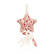 Jellycat Blossom Cream Bunny 'Berry' Musical Pull - Princess and the Pea Boutique