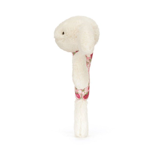 Jellycat Blossom Cream Bunny 'Berry' Ring Rattle - Princess and the Pea Boutique