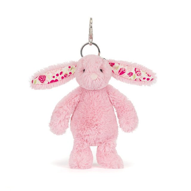 Jellycat Blushkin Blossom Bunny Bag Charm - Princess and the Pea Boutique