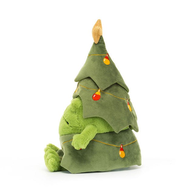 Jellycat Christmas Tree Ricky Rain Frog - Princess and the Pea Boutique