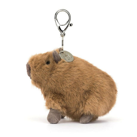 Jellycat Clyde Capybara Bag Charm - Princess and the Pea Boutique