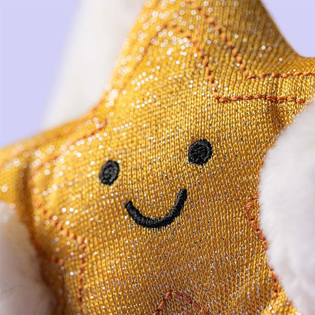 Jellycat Cream Bunny with Star - Princess and the Pea Boutique