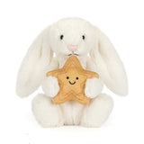 Jellycat Cream Bunny with Star - Princess and the Pea Boutique