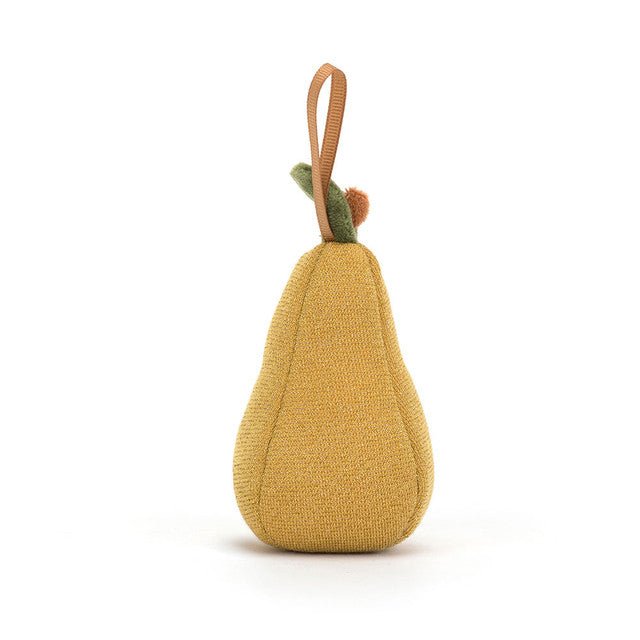 Jellycat Festive Folly Pear Ornament - Princess and the Pea Boutique