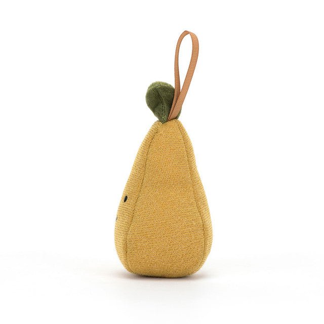 Jellycat Festive Folly Pear Ornament - Princess and the Pea Boutique