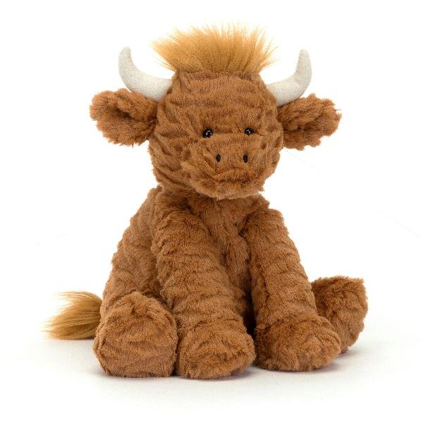 Jellycat Fuddlewuddle Highland Cow - Princess and the Pea Boutique