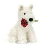 Jellycat Munro Scottie Dog 'Love You' - Princess and the Pea Boutique