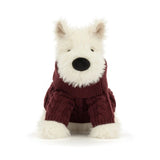 Jellycat Munro Scottie Dog Winter Outfit - Princess and the Pea Boutique