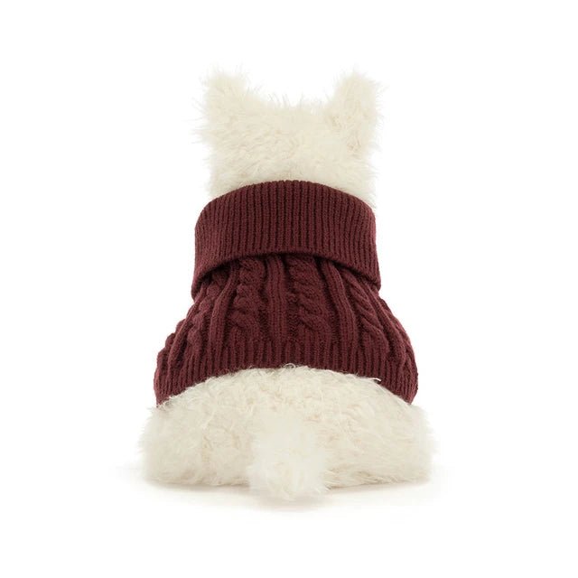 Jellycat Munro Scottie Dog Winter Outfit - Princess and the Pea Boutique