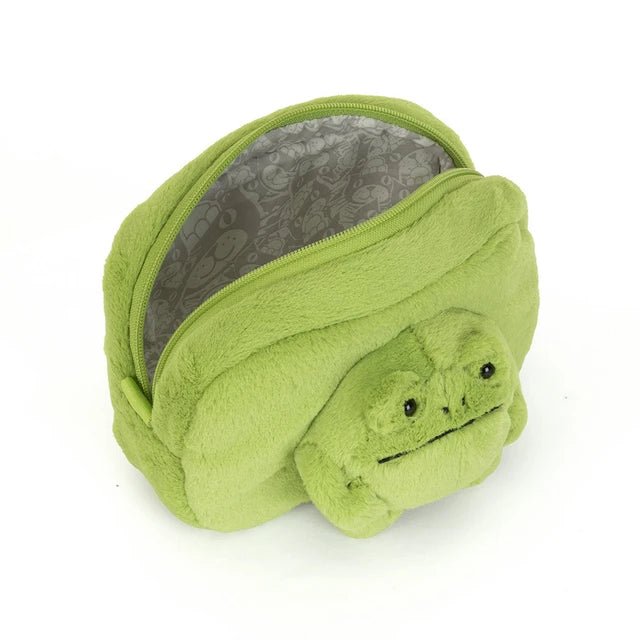 Jellycat Ricky Rain Frog Pouch - Princess and the Pea Boutique