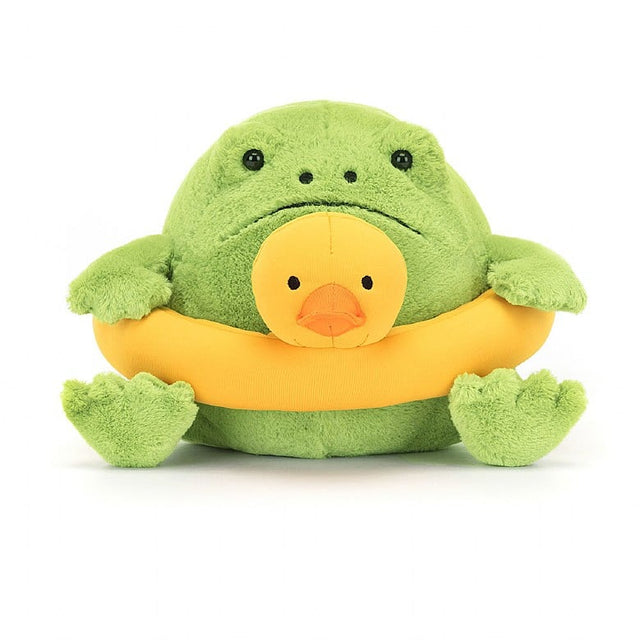Jellycat Ricky Rain Frog Rubber Ring - Princess and the Pea Boutique