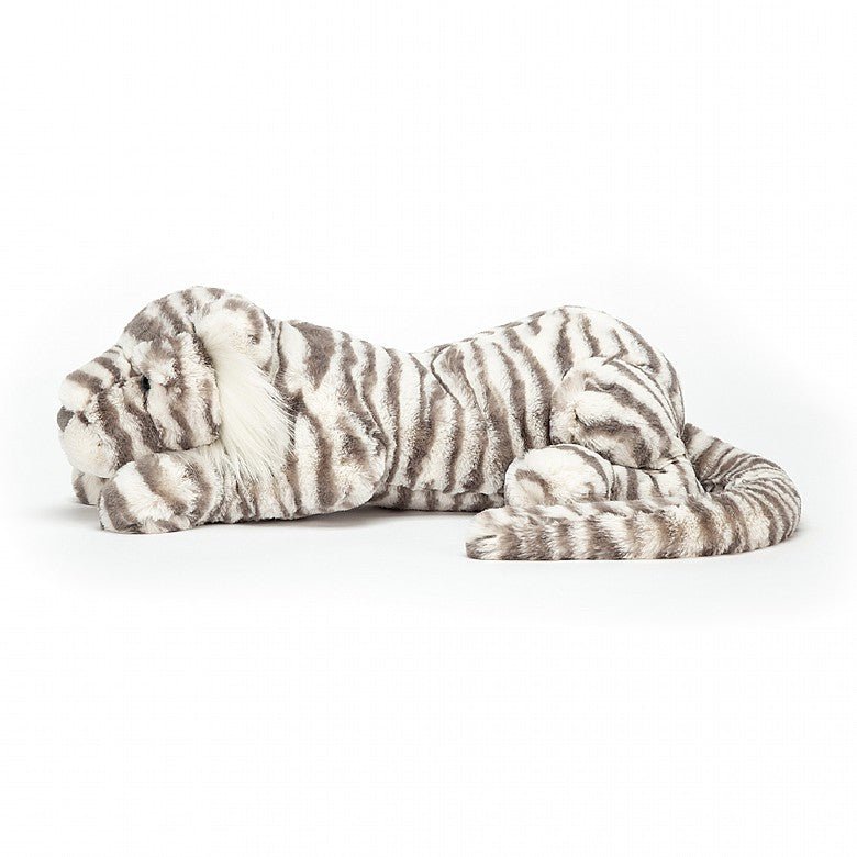 Jellycat Sacha Snow Tiger Really Big - Princess and the Pea Boutique