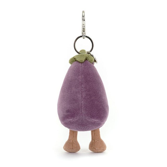 Jellycat Vivacious Eggplant Bag Charm - Princess and the Pea Boutique