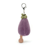 Jellycat Vivacious Eggplant Bag Charm - Princess and the Pea Boutique