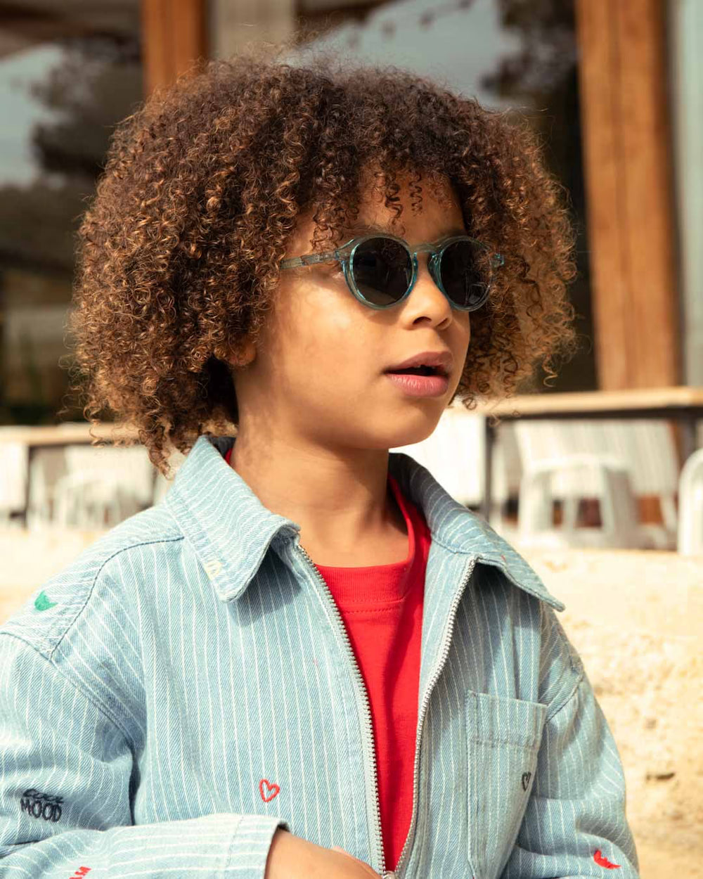 IZIPIZI Junior Sunglasses D -  Turquoise Stone