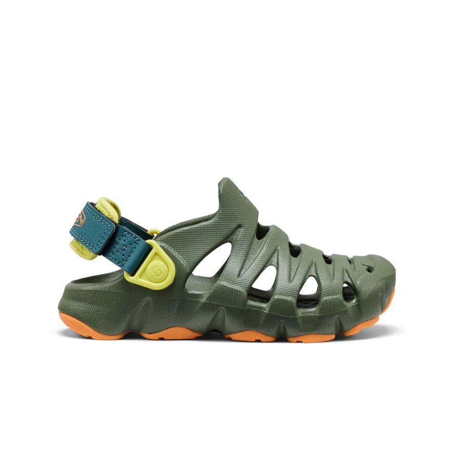 Keen Kids' HyperFLT Clog - Bronze Green/Orange Peel - Princess and the Pea Boutique