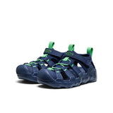 Keen Little Kids’ Hyperport H2 Sandal - Naval Academy/Vibrant Green - Princess and the Pea Boutique
