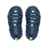 Keen Little Kids’ Hyperport H2 Sandal - Naval Academy/Vibrant Green - Princess and the Pea Boutique
