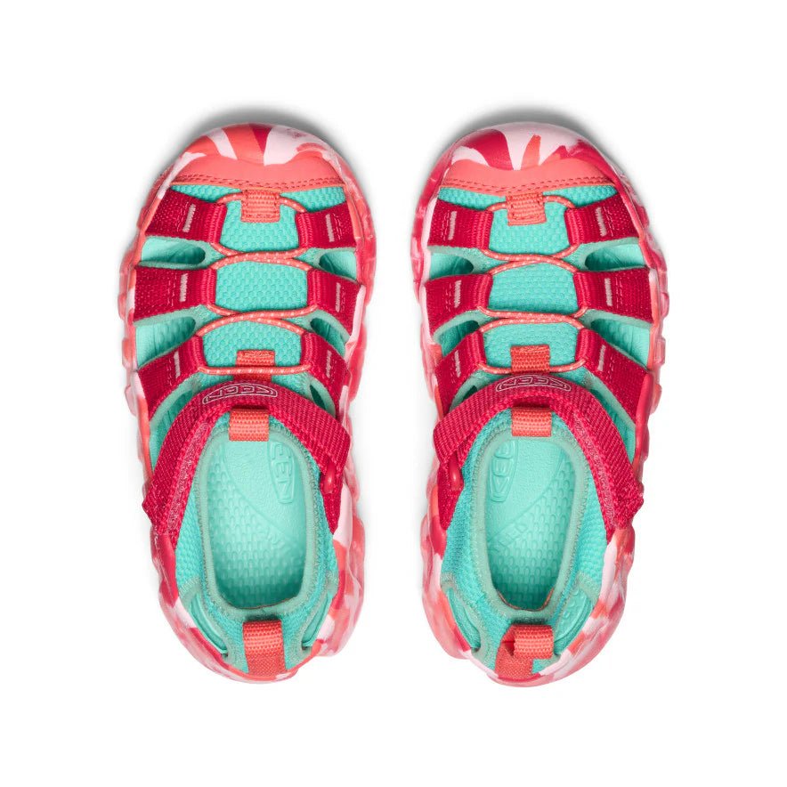 Keen Little Kids’ Hyperport H2 Sandal - Raspberry/Pool Blue - Princess and the Pea Boutique