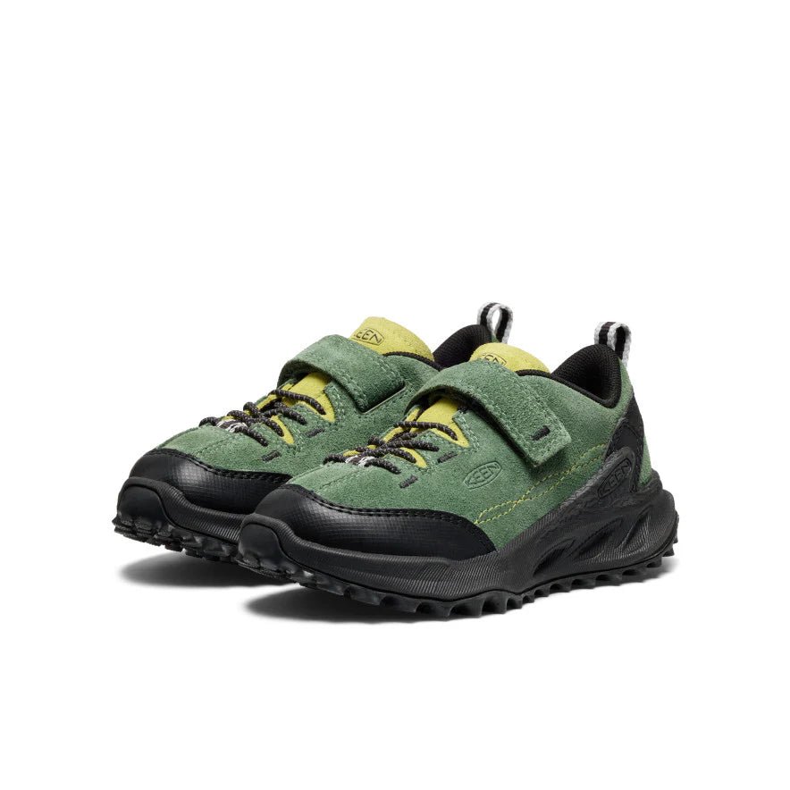 Keen Little Kid's Jasper Zionic Sneaker - Bronze Green/Evening Primrose - Princess and the Pea Boutique