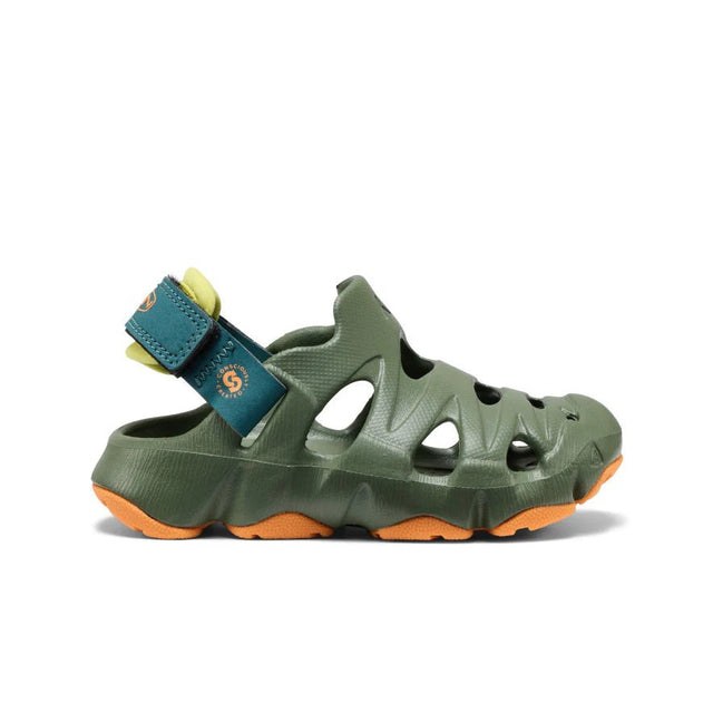 Keen Toddlers' HyperFLT Clog - Bronze Green/Orange Peel - Princess and the Pea Boutique