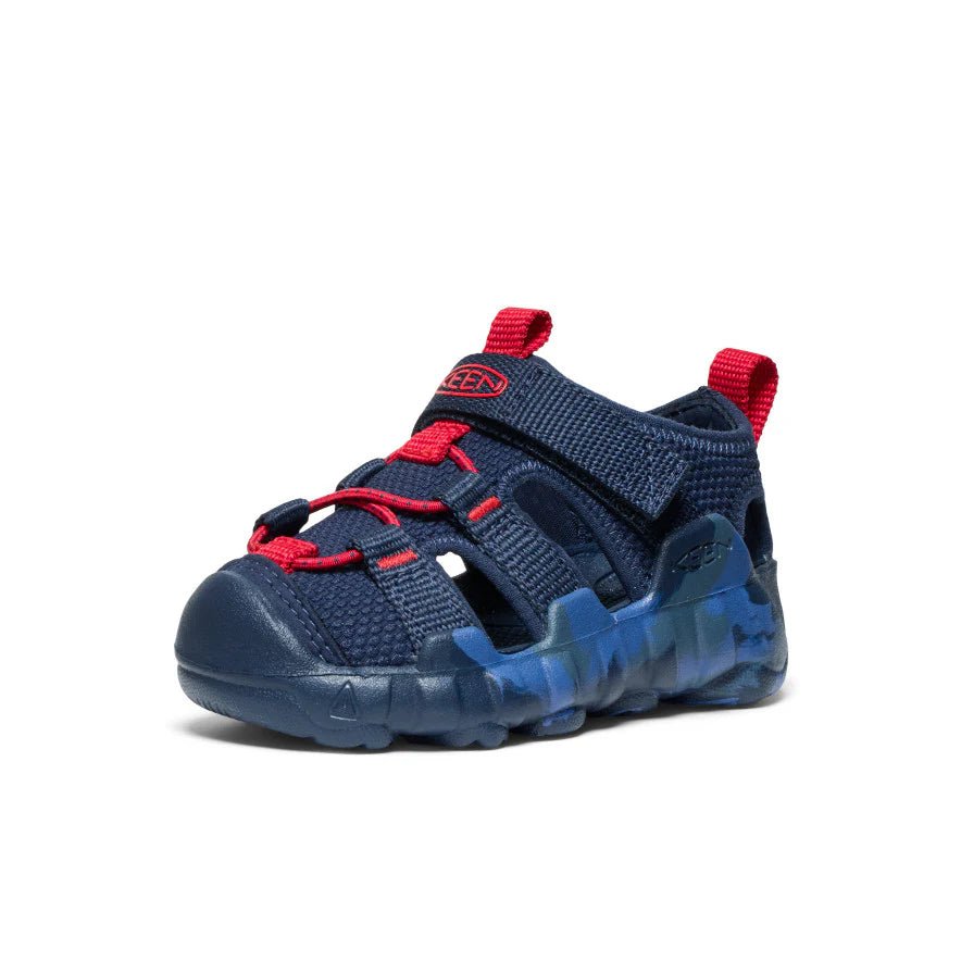 Keen Toddlers’ Hyperport H2 Sandal - Naval Academy/Red Carpet - Princess and the Pea Boutique