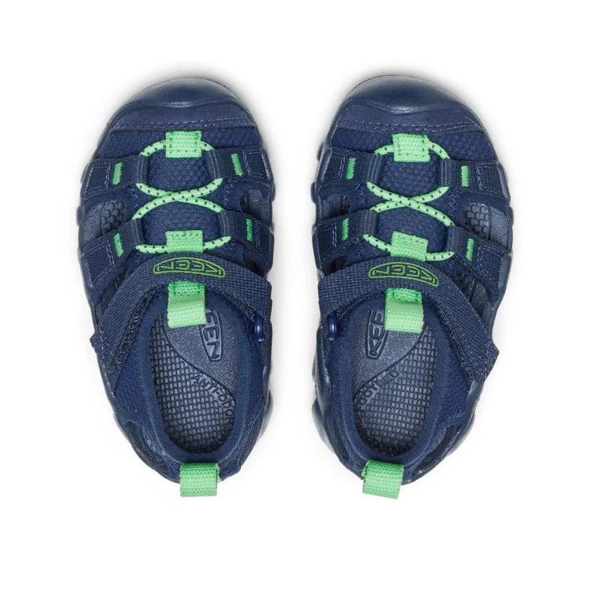 Keen Toddlers' Hyperport H2 Sandal Naval Academy/Vibrant Green - Princess and the Pea Boutique