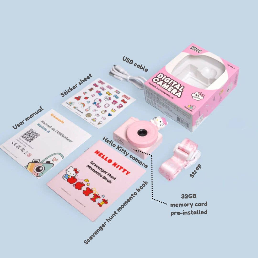 Kidamento Digital Camera - Hello Kitty - Princess and the Pea Boutique