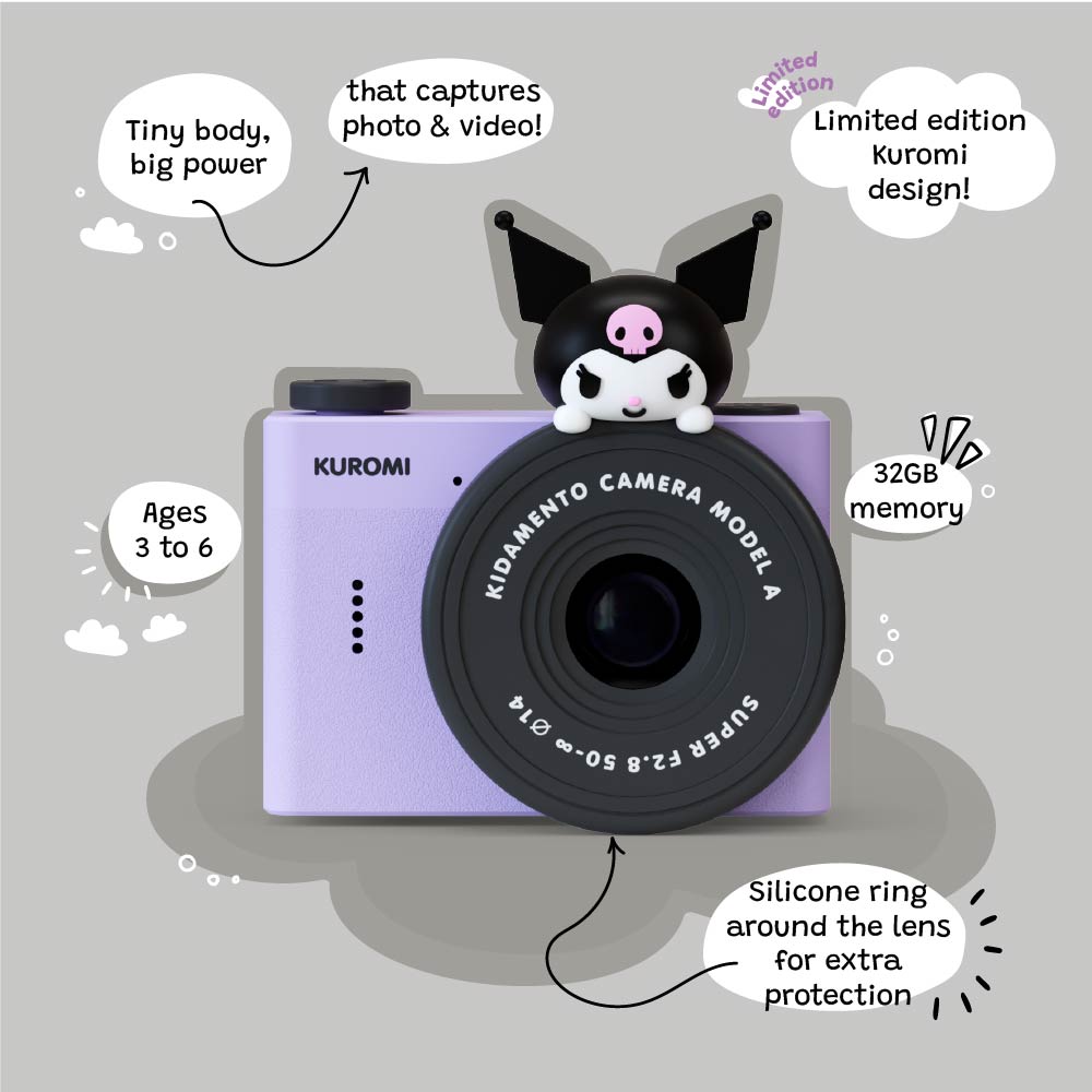 Kidamento Digital Camera - Kuromi - Princess and the Pea Boutique