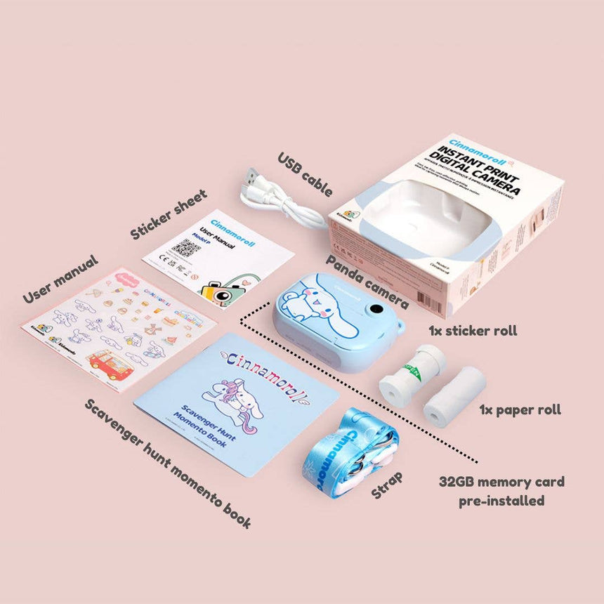 Kidmento Cinnamoroll – Shoot & Print Digital Camera - Princess and the Pea Boutique